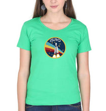Load image into Gallery viewer, Isro T-Shirt for Women-flag green-Ektarfa.online
