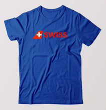 Load image into Gallery viewer, swiss T-Shirt for Men-Royal Blue-Ektarfa.online
