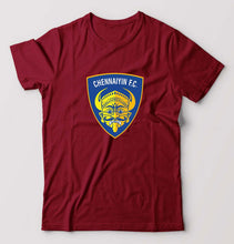 Load image into Gallery viewer, chennaiyin FC T-Shirt for Men-Maroon-Ektarfa.online
