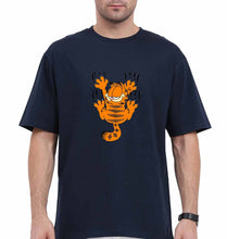 Load image into Gallery viewer, Garfield Oversized T-Shirt for Men-Navy Blue-Ektarfa.online
