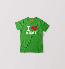 Load image into Gallery viewer, I Love Army T-Shirt for Boy/Girl-Flag Green-Ektarfa.online
