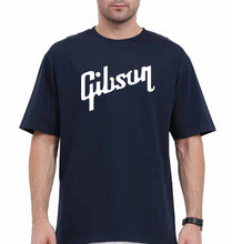 Load image into Gallery viewer, gibson Oversized T-Shirt for Men-Navy Blue-Ektarfa.online
