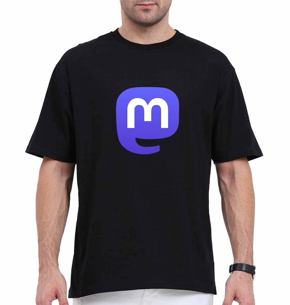Mastodon Oversized T-Shirt for Men-Black-Ektarfa.online