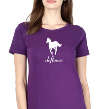 Load image into Gallery viewer, Deftones T-Shirt for Women-Purple-Ektarfa.online
