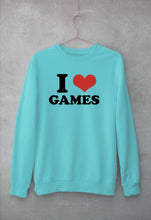 Load image into Gallery viewer, I LOVE GAMES Sweatshirt for Men/Women
