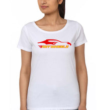 Load image into Gallery viewer, hotwheelz T-Shirt for Women-White-Ektarfa.online
