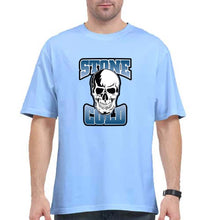 Load image into Gallery viewer, Stone Cold Steve Austin Oversized T-Shirt for Men-Baby Blue-Ektarfa.online
