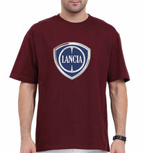 Load image into Gallery viewer, Lancia Oversized T-Shirt for Men-Maroon-Ektarfa.online
