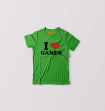 Load image into Gallery viewer, I LOVE GAMES T-Shirt for Boy/Girl-Flag Green-Ektarfa.online
