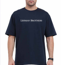 Load image into Gallery viewer, Lehman Brothers Oversized T-Shirt for Men-Navy Blue-Ektarfa.online
