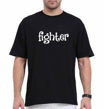 Load image into Gallery viewer, fighter Oversized T-Shirt for Men
