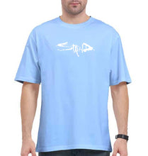 Load image into Gallery viewer, Staind Oversized T-Shirt for Men-Baby Blue-Ektarfa.online
