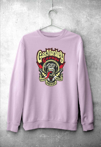 Gas Monkey Sweatshirt for Men/Women-Light Pink-Ektarfa.online