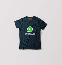 Load image into Gallery viewer, WhatsApp T-Shirt for Boy/Girl-Petrol Blue-Ektarfa.online
