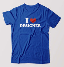 Load image into Gallery viewer, I LOVE DESIGNER T-Shirt for Men-Royal Blue-Ektarfa.online
