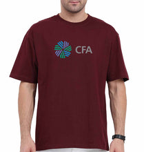 Load image into Gallery viewer, CFA Oversized T-Shirt for Men-Maroon-Ektarfa.online

