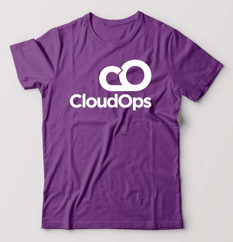 CloudOps T-Shirt for Men-Purple-Ektarfa.online