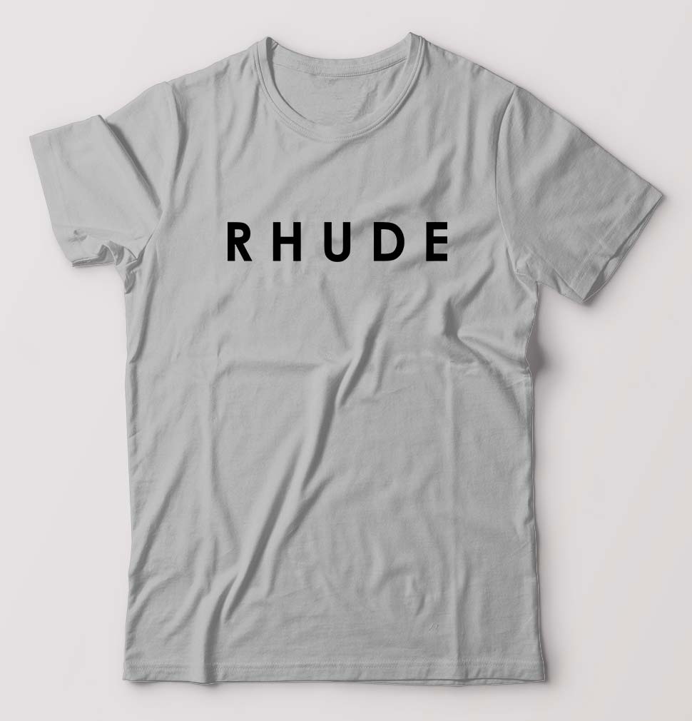 rhude T-Shirt for Men-Grey Melange-Ektarfa.online