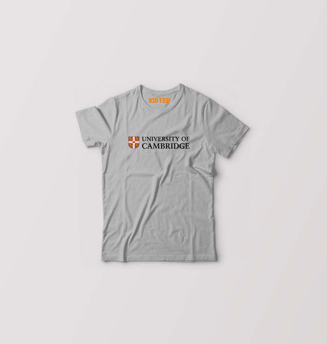 Cambridge University Kids T-Shirt for Boy/Girl-Grey-Ektarfa.online