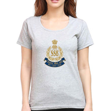 Load image into Gallery viewer, SSB T-Shirt for Women-Grey Melange-Ektarfa.online
