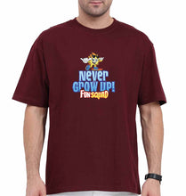 Load image into Gallery viewer, fun squad Oversized T-Shirt for Men-Maroon-Ektarfa.online
