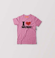 Load image into Gallery viewer, I LOVE MUSIC T-Shirt for Boy/Girl-Pink-Ektarfa.online
