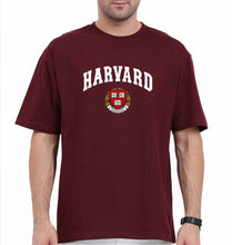 Load image into Gallery viewer, Harvard Oversized T-Shirt for Men-Maroon-Ektarfa.online
