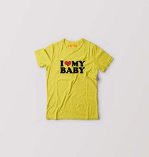 Load image into Gallery viewer, I LOVE MY BABY T-Shirt for Boy/Girl-Yellow-Ektarfa.online
