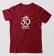 Load image into Gallery viewer, Om T-Shirt for Men-Maroon-Ektarfa.online
