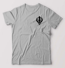 Load image into Gallery viewer, sikh T-Shirt for Men-Grey Melange-Ektarfa.online
