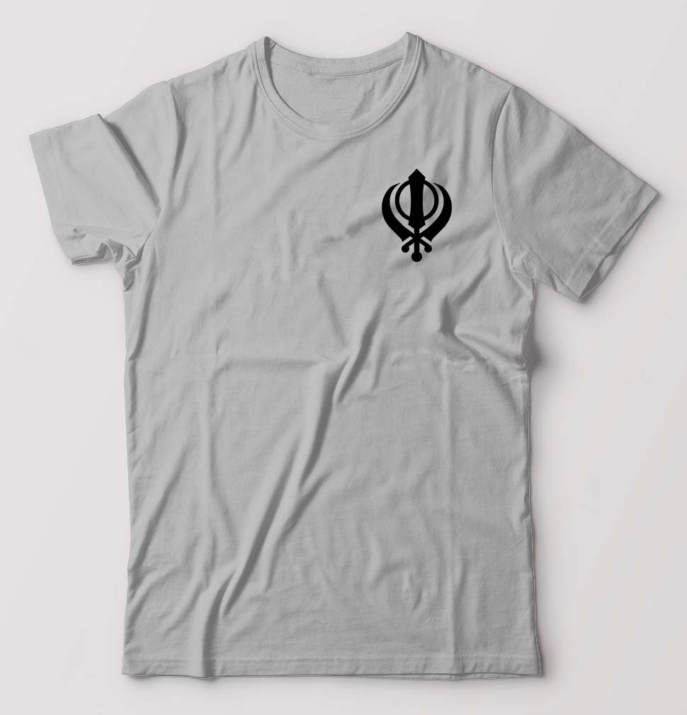 sikh T-Shirt for Men-Grey Melange-Ektarfa.online