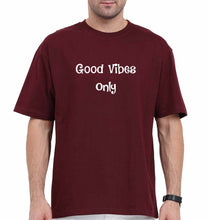 Load image into Gallery viewer, Good vibes only Oversized T-Shirt for Men
