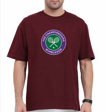Load image into Gallery viewer, wimbledon Oversized T-Shirt for Men-Maroon-Ektarfa.online

