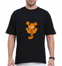 Load image into Gallery viewer, Garfield Oversized T-Shirt for Men-Black-Ektarfa.online
