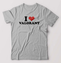 Load image into Gallery viewer, I LOVE VALORANT T-Shirt for Men-Grey Melange-Ektarfa.online
