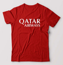 Load image into Gallery viewer, Qatar Airways T-Shirt for Men-Red-Ektarfa.online
