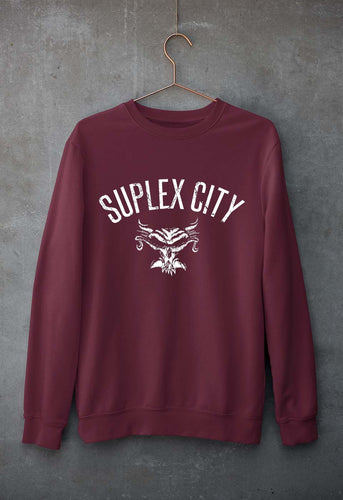WWE Brock Lesnar Suplex City Unisex Sweatshirt for Men/Women-Maroon-Ektarfa.online