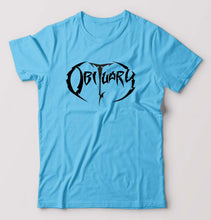 Load image into Gallery viewer, Obituary T-Shirt for Men-Light Blue-Ektarfa.online
