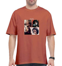 Load image into Gallery viewer, the beatles let it be Oversized T-Shirt for Men-Coral-Ektarfa.online

