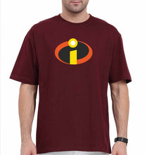 Load image into Gallery viewer, Incredibles Oversized T-Shirt for Men-Maroon-Ektarfa.online
