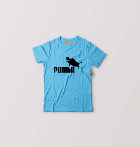 pumba Kids T-Shirt for Boy/Girl-Light Blue-Ektarfa.online