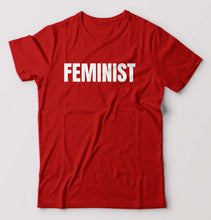 Load image into Gallery viewer, feminist T-Shirt for Men-Red-Ektarfa.online
