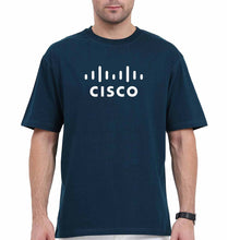 Load image into Gallery viewer, cisco Oversized T-Shirt for Men-Petrol Blue-Ektarfa.online
