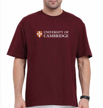 Load image into Gallery viewer, Cambridge University Oversized T-Shirt for Men-Maroon-Ektarfa.online
