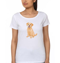 Load image into Gallery viewer, golden retreiver T-Shirt for Women-White-Ektarfa.online
