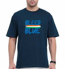 Load image into Gallery viewer, bleed blue Oversized T-Shirt for Men-Petrol Blue-Ektarfa.online
