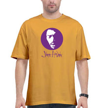 Load image into Gallery viewer, Jimi Hendrix Oversized T-Shirt for Men-Golden Yellow-Ektarfa.online
