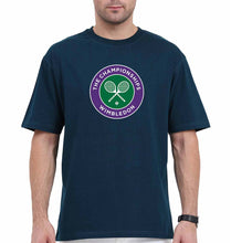 Load image into Gallery viewer, wimbledon Oversized T-Shirt for Men-Petrol Blue-Ektarfa.online
