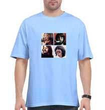 Load image into Gallery viewer, the beatles let it be Oversized T-Shirt for Men-Baby Blue-Ektarfa.online
