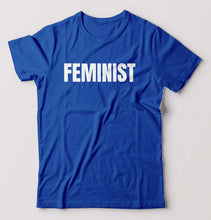 Load image into Gallery viewer, feminist T-Shirt for Men-Royal Blue-Ektarfa.online
